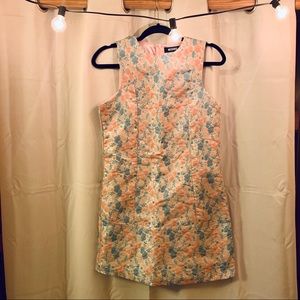 Missguided retro-style metallic mini dress *